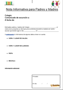 Formato de Nota Informativa en Word【Descarga Gratis Plantillas】