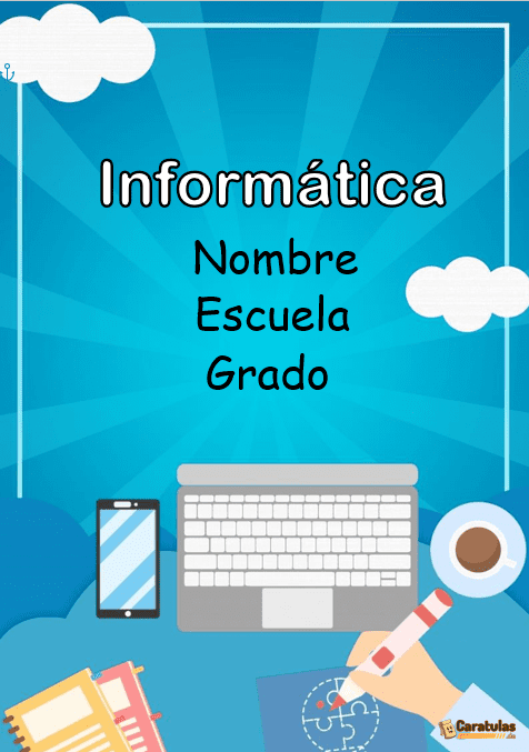 Wrpd Informatica Portadas de Informática en Word 2024