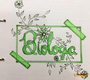 Imagen de carátula de Biología, modelo 11 para trabajo escolar