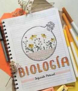 Imagen de carátula de Biología, modelo 16 para trabajo escolar