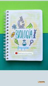 Imagen de carátula de Biología, modelo 26 para trabajo escolar
