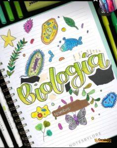 Imagen de carátula de Biología, modelo 4 para trabajo escolar