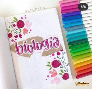 Imagen de carátula de Biología, modelo 5 para trabajo escolar