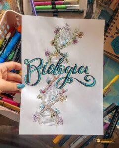 Imagen de carátula de Biología, modelo 6 para trabajo escolar