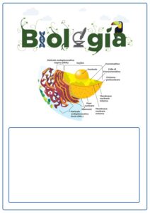 Carátula de Biología para imprimir, modelo 13